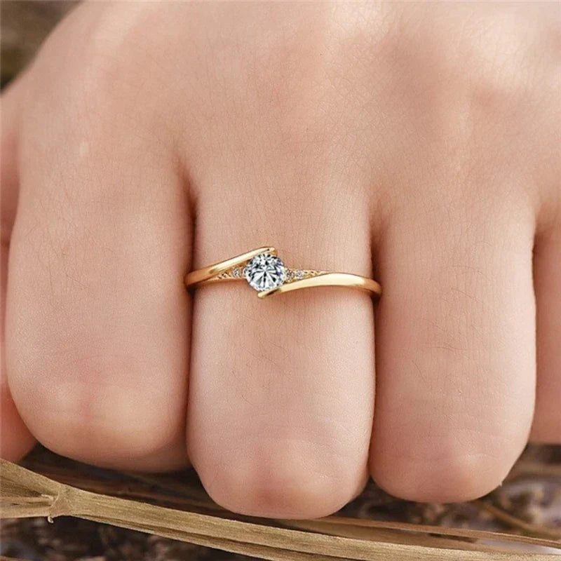 Crystal Crown Ring