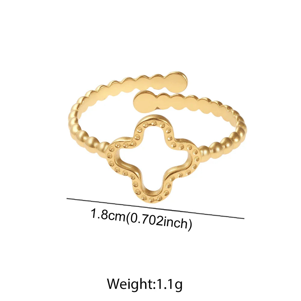 Four-Leaf Clover Ring