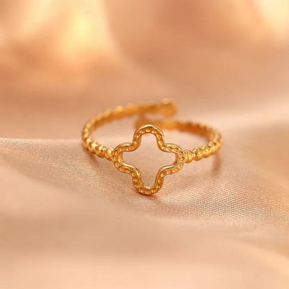Four-Leaf Clover Ring