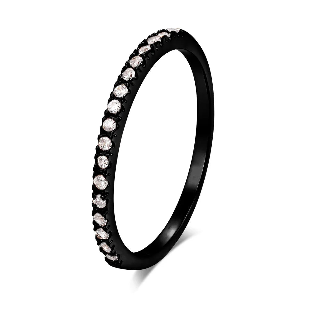 Micro Pave Zircon Ring