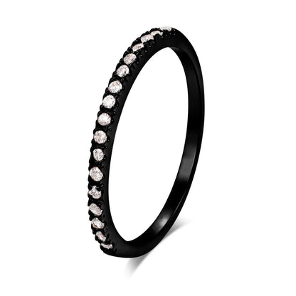 Micro Pave Zircon Ring