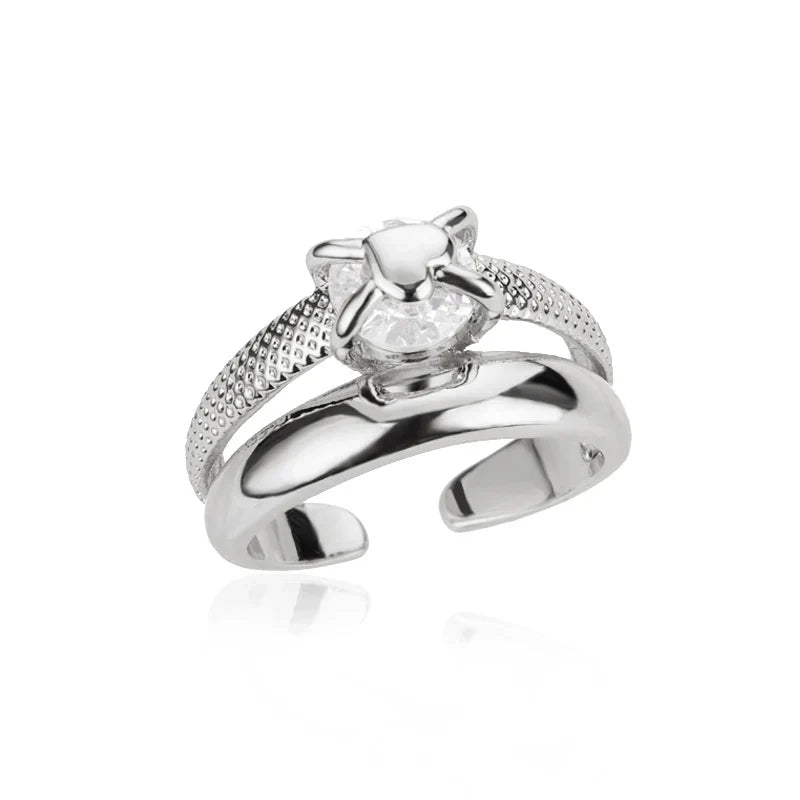 Stainless Steel Luxury Ring