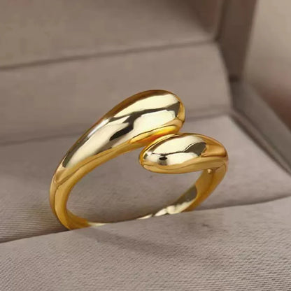 Water Drop Open Ring