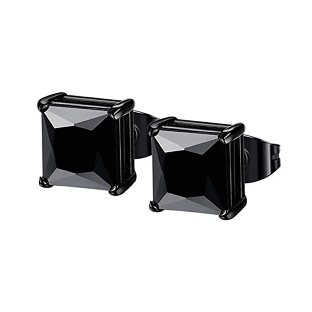 Aurora Round Cut Stud Earrings